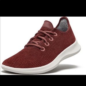 Allbirds Women’s Tree Runners. Maroon. Size 7.